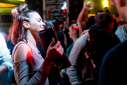 Nightclub Entry at Double Trouble Bar — Hen Do nightlife in Prague
