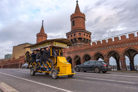 Beer Bike at New Beer Bike Meeting point — Stag Do in Berlin