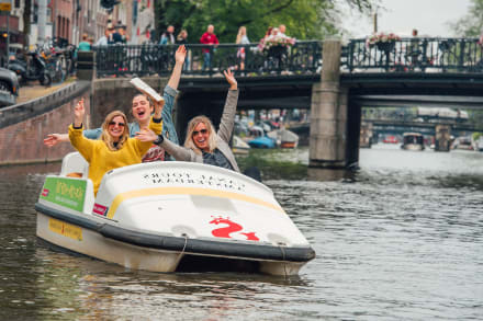 Pedalo Treasure Hunt — Hen Do activity in Amsterdam