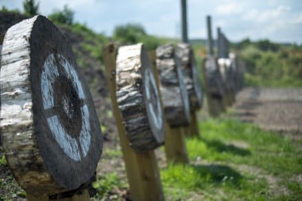 Axe Throwing at Hover Force Activity Centre — Stag Do activity in Chester