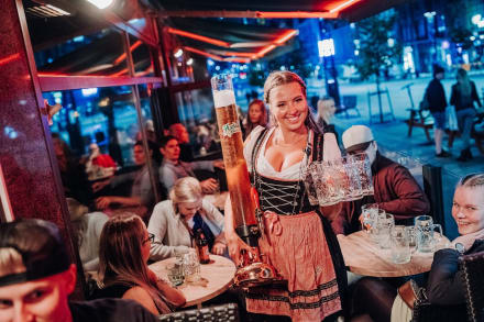 Tower Of Beer & Spirit Drinks Package at Barbara’s Bier Haus - Bournemouth — Stag Do nightlife in Bournemouth