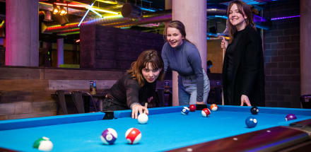 Pool at Battle Boom Bar - Birmingham — Hen Do nightlife in Birmingham