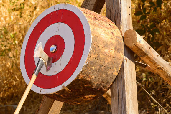 Axe Throwing Activity Weekend Ideas