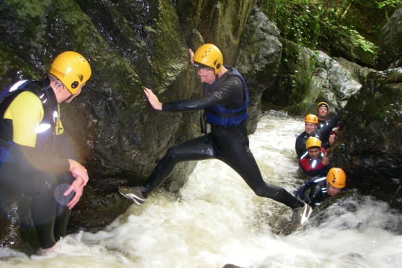 Swansea Half Day Gorge Scrambling Corporate Event Ideas