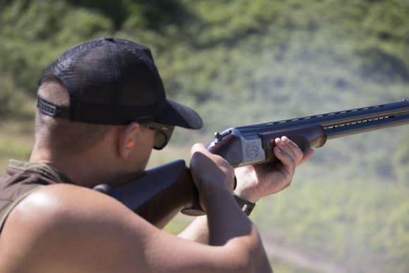 Swansea Clay Pigeon Shooting - 25 Clays Stag Do Ideas