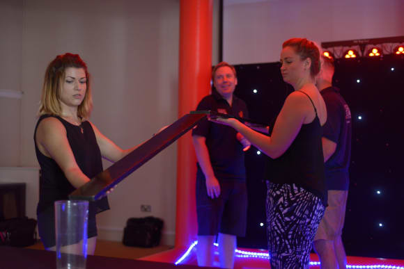 Surrey Team Challenges Inside The Qube Corporate Event Ideas