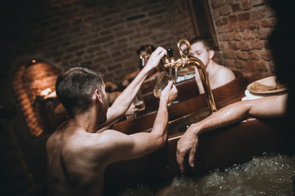 Beer Spa Stag Do Ideas