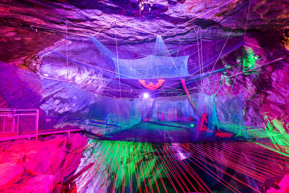 Cave Trampolining Stag Do Ideas