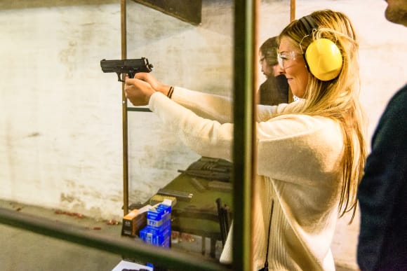 Sofia Pistol Shooting - 40 Bullets Hen Do Ideas