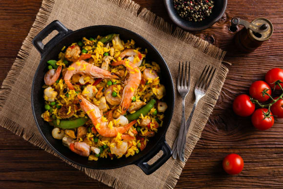Spanish Paella Meal - 2 Courses Stag Do Ideas