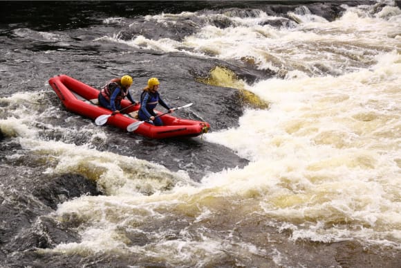 Edinburgh White Water Multi Activity Day Hen Do Ideas