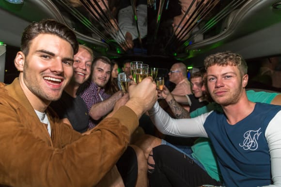 Party Limo On The Town Stag Do Ideas