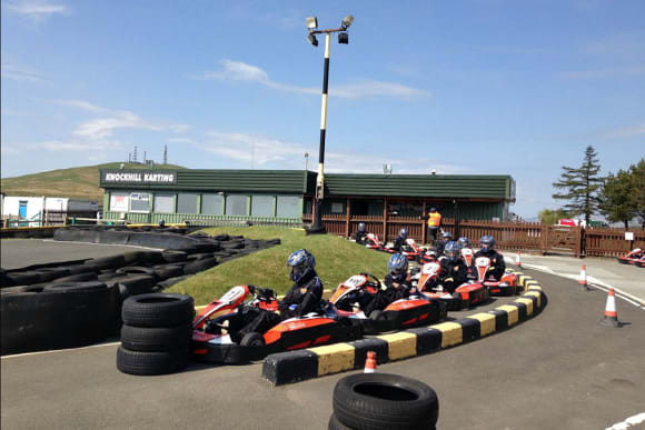 Edinburgh Outdoor Karting - Grand Prix Activity Weekend Ideas