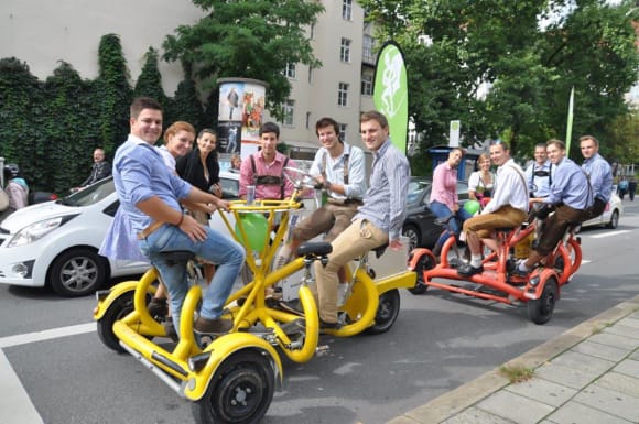 Munich Conference Beer Bike - 1.5 Hours Corporate Event Ideas