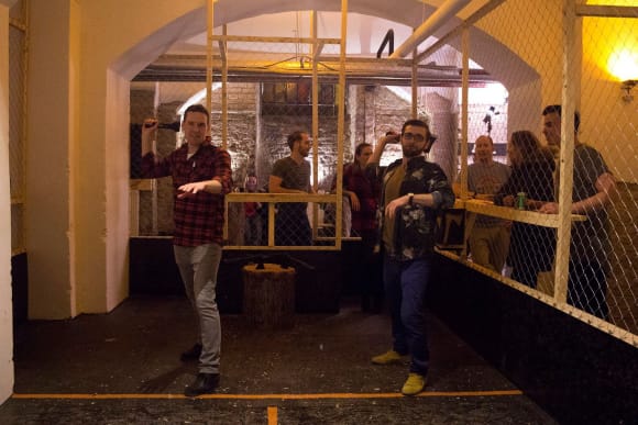 Budapest Axe Throwing Corporate Event Ideas