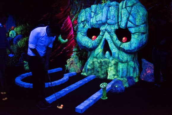 Glow Golf Corporate Event Ideas