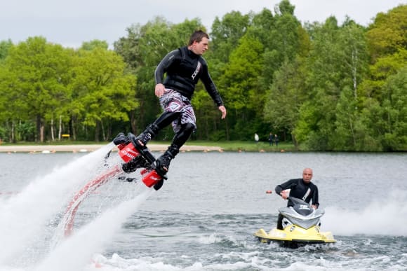 Riga Dolphin Jetpacks with Transfers Hen Do Ideas