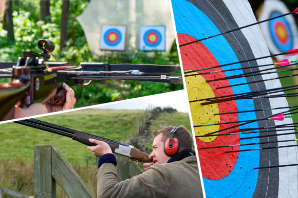 Reading Clays,  Axe Throwing & Archery Activity Weekend Ideas