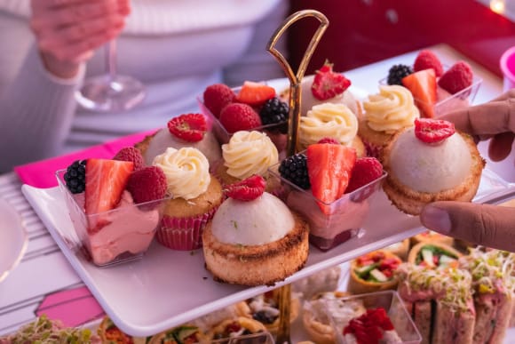 London Champagne Afternoon Tea Hen Do Ideas