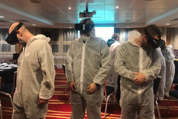 Virtual Reality Crime Scene Experience Corporate Event Ideas