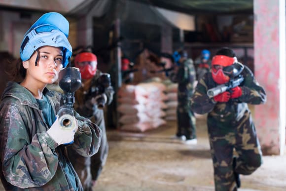 Hamburg Indoor Paintball - 2 Hours With Transfers Hen Do Ideas