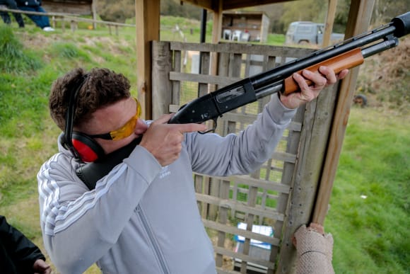 Cardiff Clay Pigeon Shooting - 40 Clays Stag Do Ideas