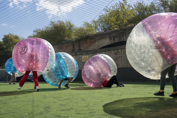 Barcelona Zorb Football Activity Weekend Ideas