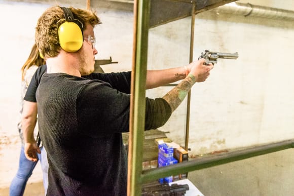 Sheffield Pistol Shooting Package with Transfers Corporate Event Ideas