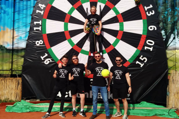 Prague Foot Darts With Transfers Stag Do Ideas