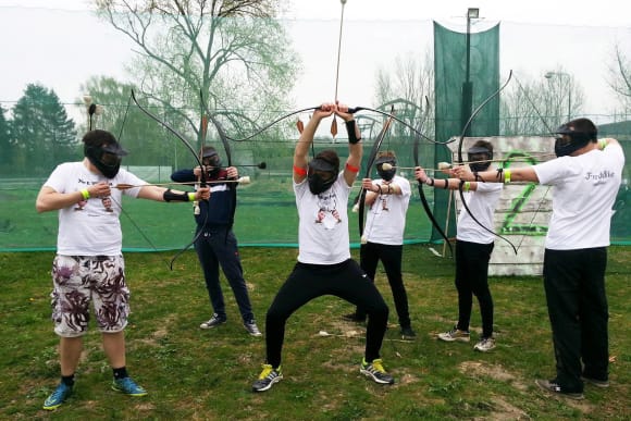 Prague Combat Archery With Transfers Stag Do Ideas