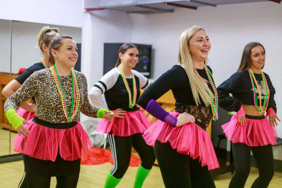 Cardiff Eighties Themed Dance Lesson Hen Do Ideas