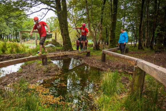 Cardiff Woodland Assault Course Hen Do Ideas