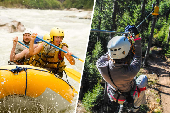 Valencia Multi Activity Day - Forest & Rafting Activity Weekend Ideas