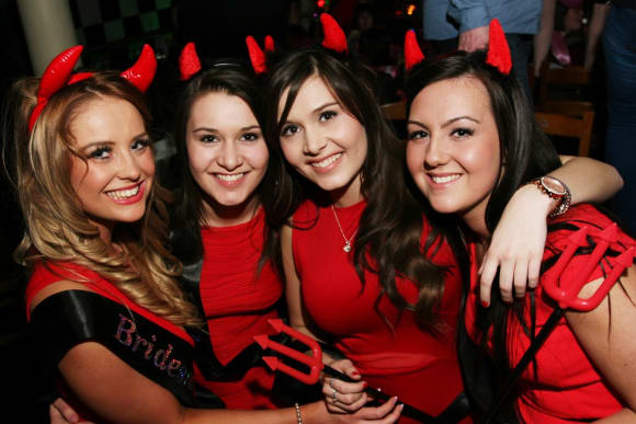 Premium Hen Party Package - Four Course Meal Hen Do Ideas