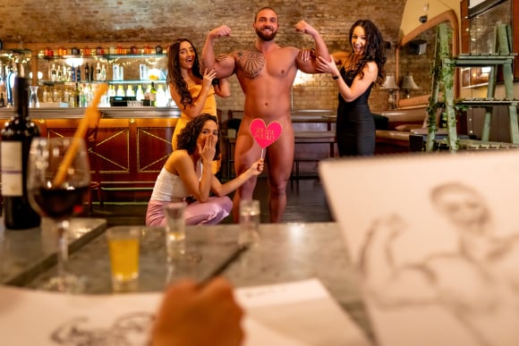 Brighton Bride Striptease & Life Drawing Session Hen Do Ideas