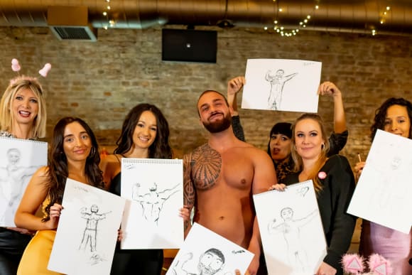 London Striptease Life Drawing Hen Do Ideas