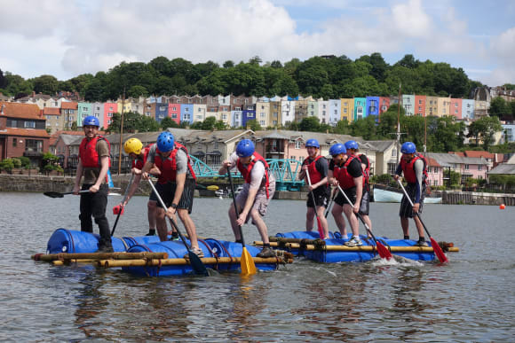 Raft Building Corporate Event Ideas