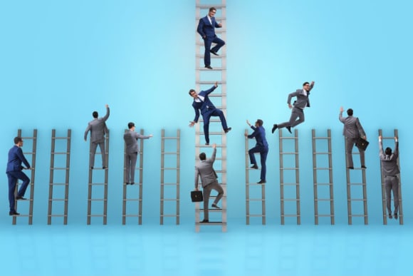 Split Virtual: The Ladder Of Success Corporate Event Ideas