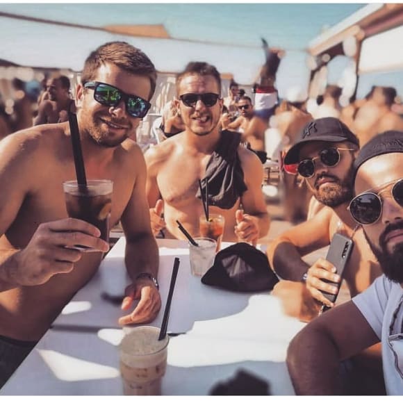 Beach Party - Table Reservation Stag Do Ideas