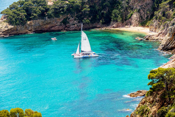 Tossa De Mar Catamaran Cruise Hen Do Ideas