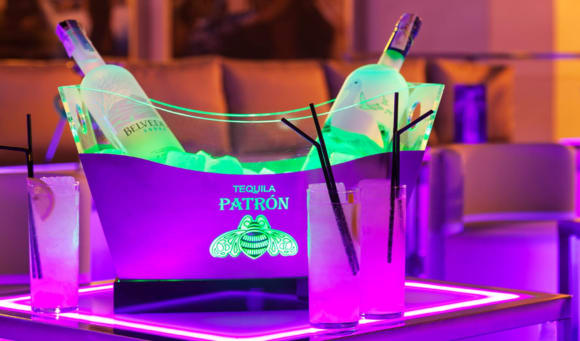 Marbella VIP Bijoux Bar - Tables & Bottles Hen Do Ideas