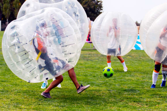 Budapest Zorb Football Corporate Event Ideas