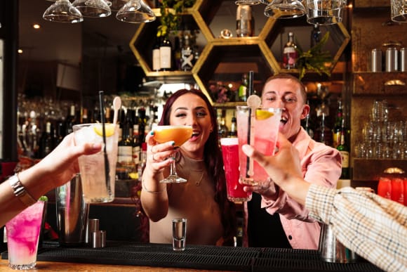 Nottingham Cocktail Making & 2 Course Meal Hen Do Ideas