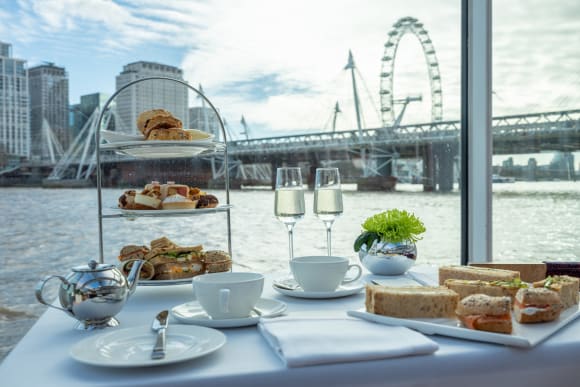 London Afternoon Tea Cruise with Fizz Activity Weekend Ideas