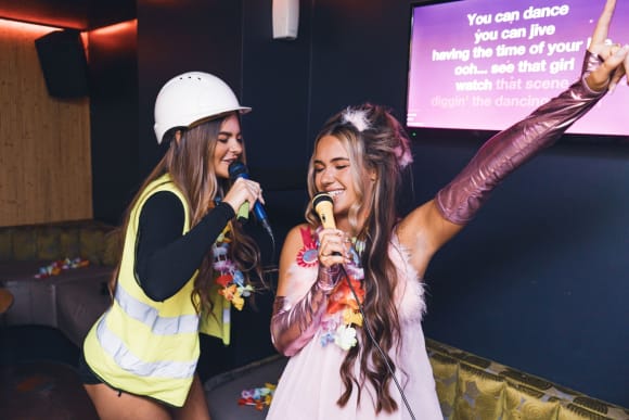 Karaoke Booth with Drinks Package Hen Do Ideas