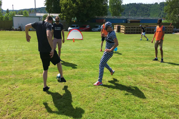 Prague Goggle Football Corporate Event Ideas