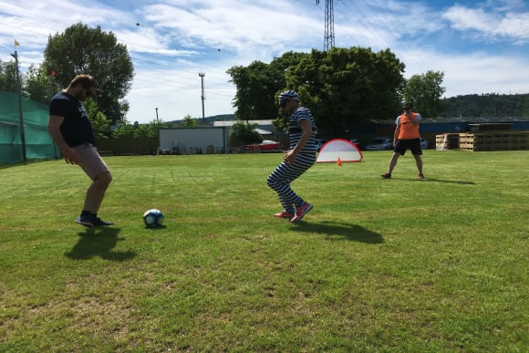 Goggle Football With Transfers Stag Do Ideas