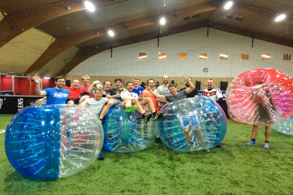 Zorb Football With Transfers Corporate Event Ideas