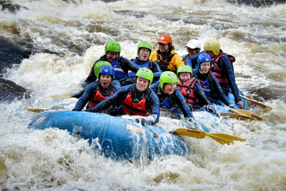 Edinburgh White Water Rafting Stag Do Ideas