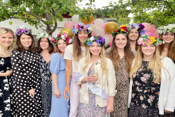 Chester Flower Crown Making - At Your Venue Hen Do Ideas